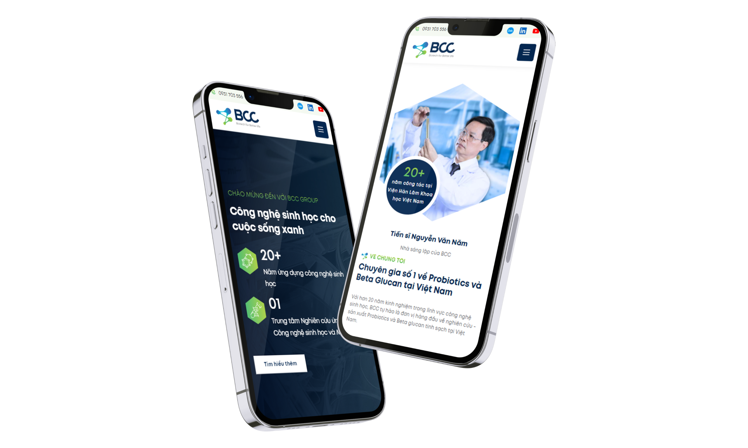 thiet ke website bcc group responsive