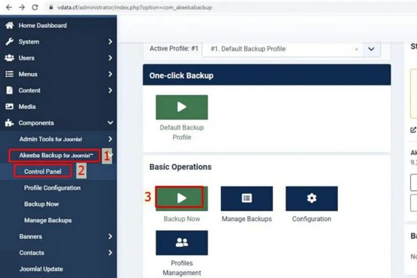 Backup dữ liệu đều đặn và liên tục